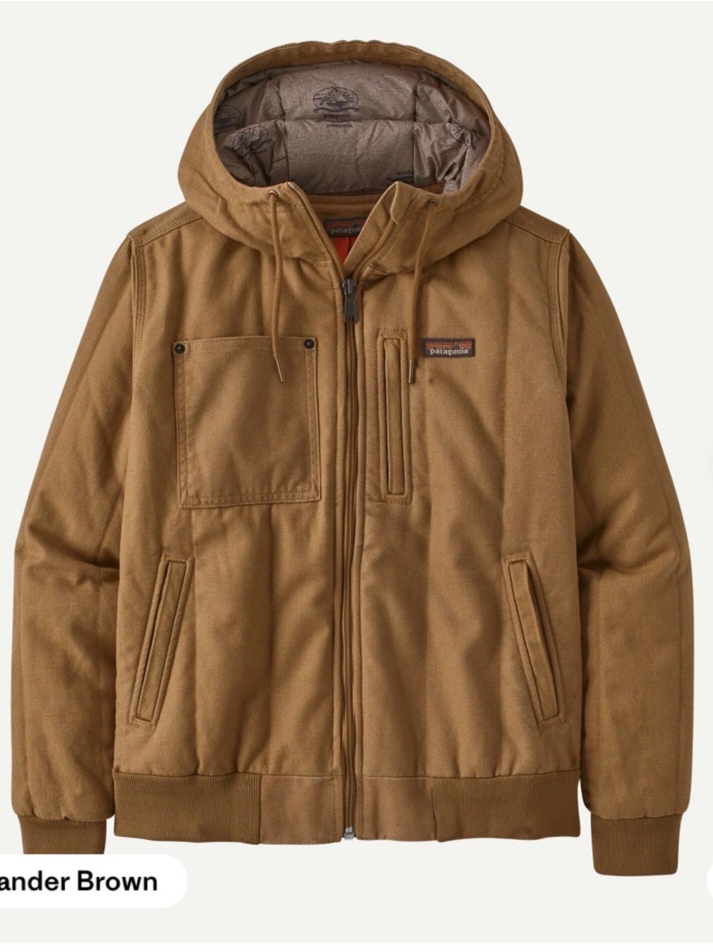 ~ NWOT Patagonia Women's All Seasons Bomber Hoody Work Jacket Large~